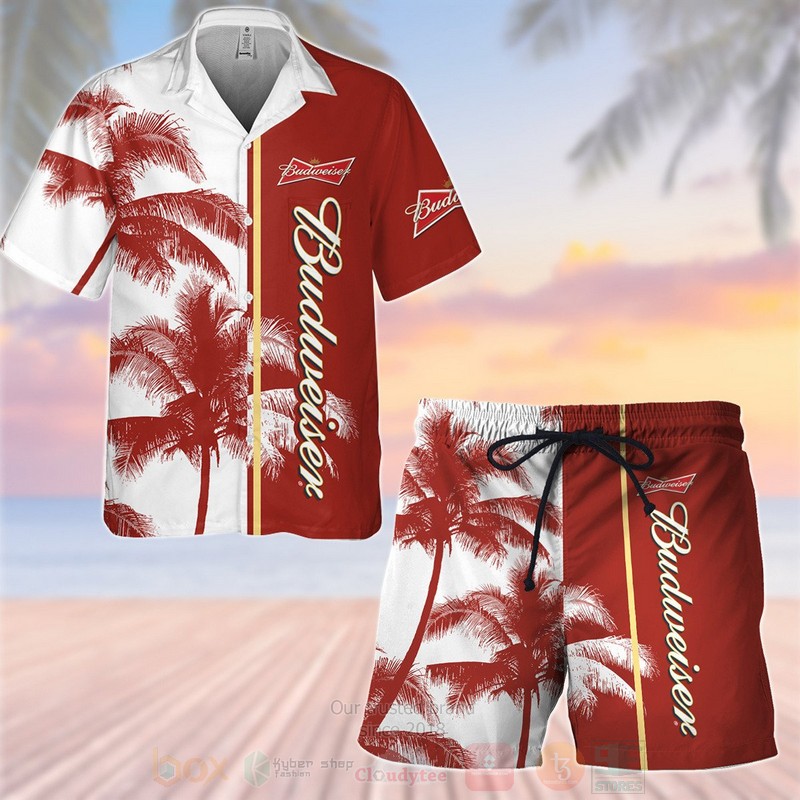 Budweiser Coconut Hawaiian Shirt Budweiser Coconut Hawaiian Shirt