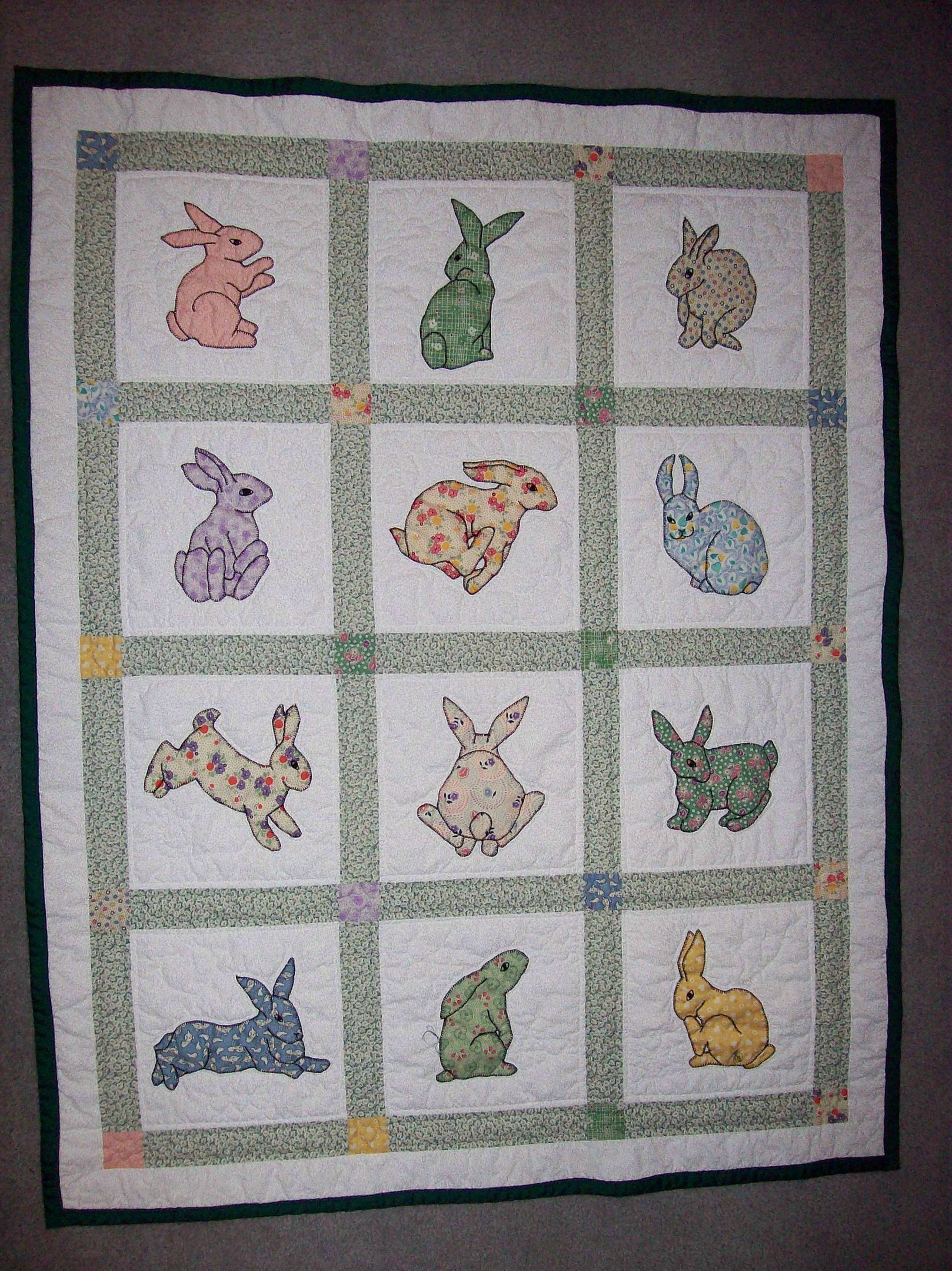 Bunnies Quilt Cibni Bunnies Quilt Cibni