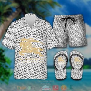 Burberry Hawaiian Shirt And Short