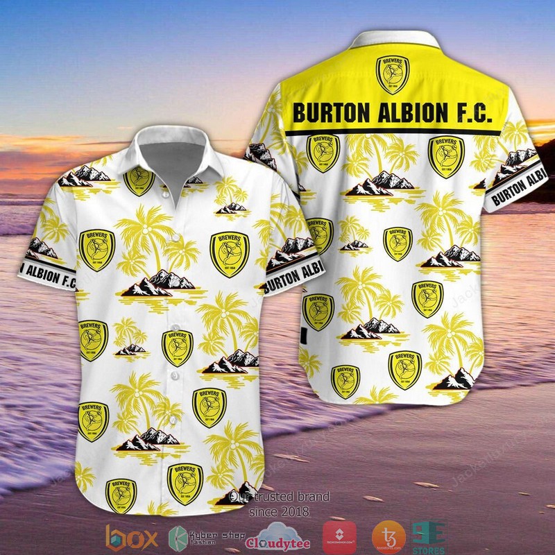 Burton Albion Hawaiian Shirt Burton Albion Hawaiian Shirt