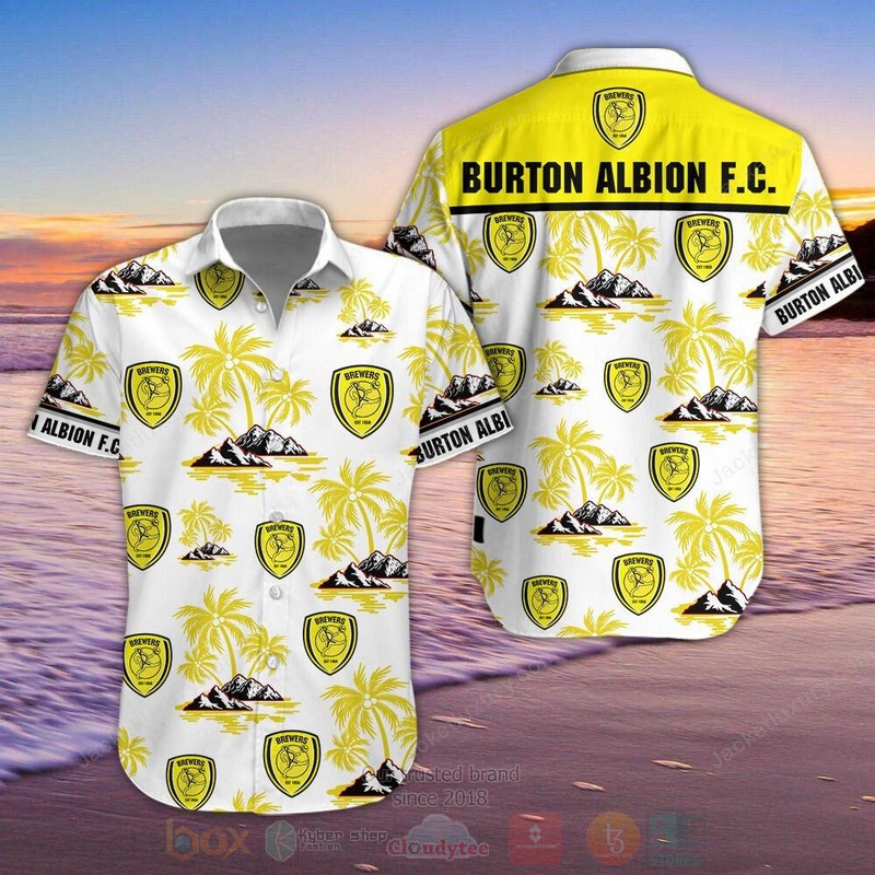 Burton Albion Hawaiian Shirt Burton Albion Hawaiian Shirt