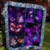Butterfly Special Violet Quilt Blanket Quilt Blanket Dhc020120763Td
