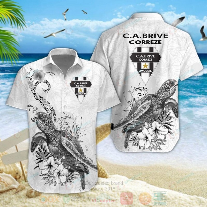Ca Brive Turtle Hawaiian Shirt Ca Brive Turtle Hawaiian Shirt