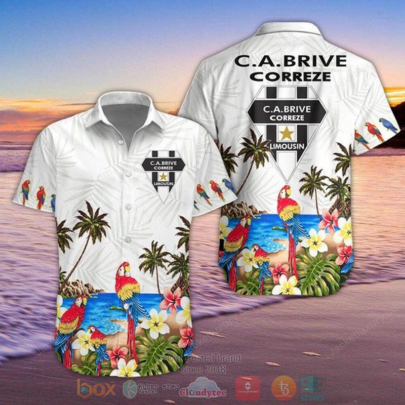 Ca Brive Parrot Hawaiian Shirt Ca Brive Parrot Hawaiian Shirt