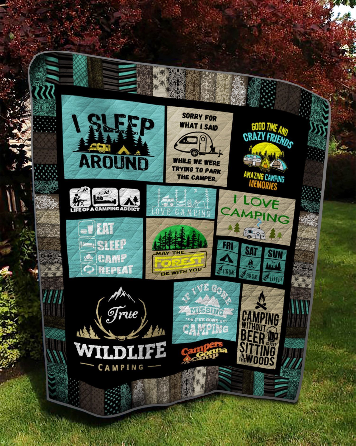 Camping Quilt Cinzt Camping Quilt Cinzt