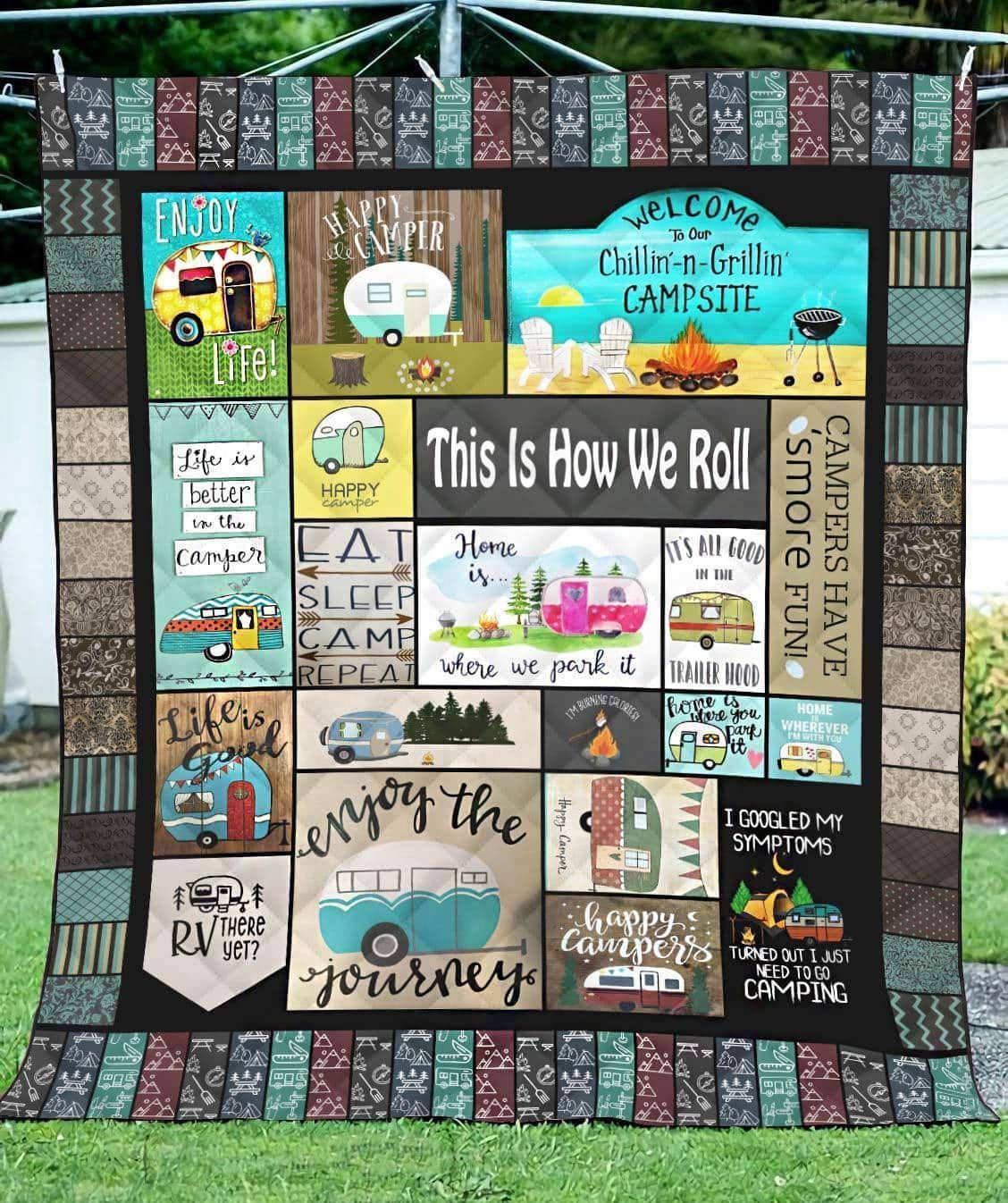Camping Quilt Tuhlj Camping Quilt Tuhlj