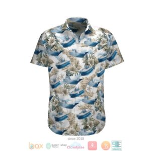 Canberra-Class Landing Helicopter Dock Royal Australian Navy Ship Hawaiian Shirt