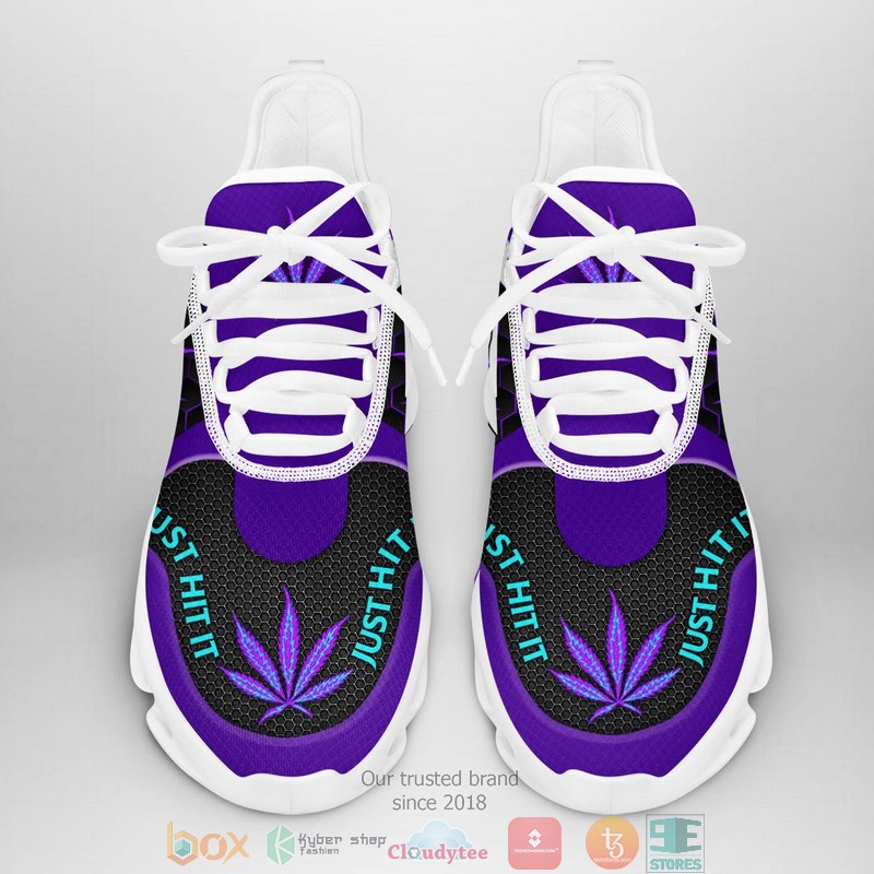 Cannabis Nike Just Hit It Purple Clunky Max Soul Shoes Cannabis Nike Just Hit It Purple Clunky Max Soul Shoes
