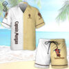 Captain Morgan All Over Print Hawaiian Shirt And Beach Shorts