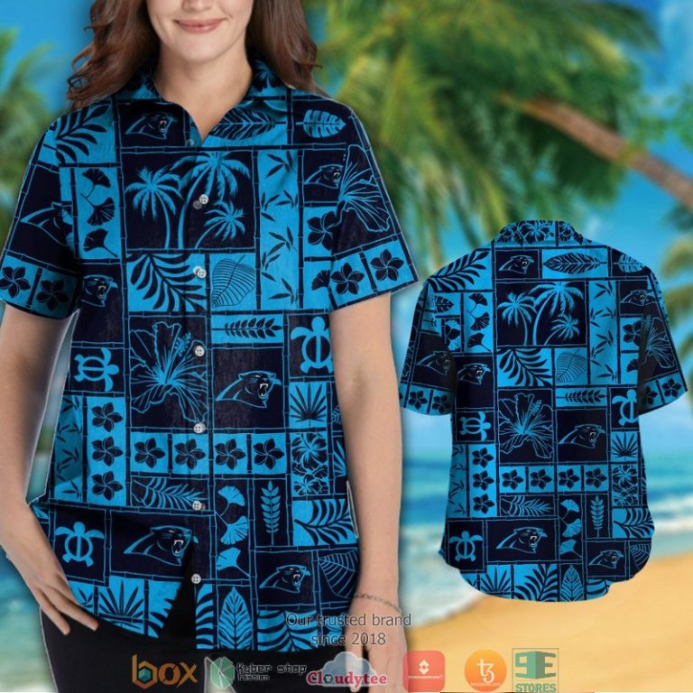 Carolina_Panthers_Hibiscus_leaf_ocean_Square_pattern_Hawaiian_Shirt_short_1_2-768x768-1