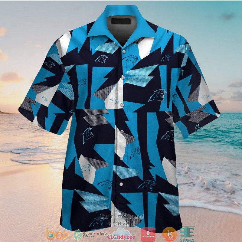Carolina Panthers Navy Blue Hawaiian Shirt Carolina Panthers Navy Blue Hawaiian Shirt