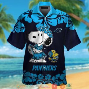 Carolina Panthers Snoopy Dance Hawaiian Shirt