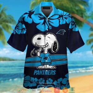 Carolina Panthers Snoopy Hawaiian Shirt