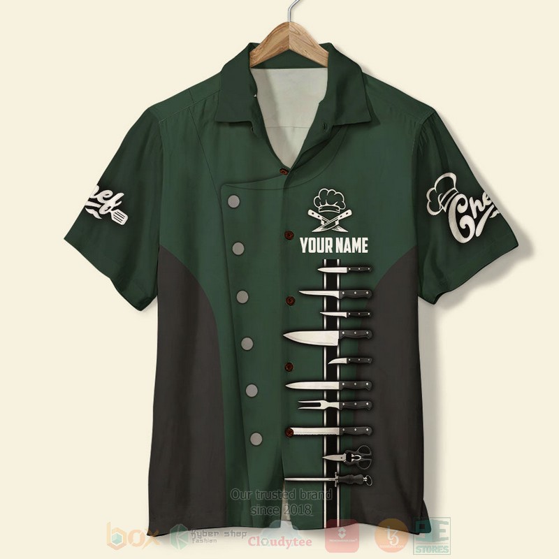 Chef Custom Name Hawaiian Shirt Chef Custom Name Hawaiian Shirt