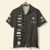 Chef Hawaiian Custom Name Black Hawaiian Shirt