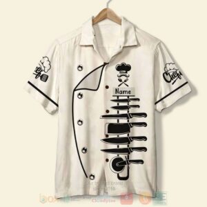 Chef Knife Kit Custom Name Hawaiian Shirt