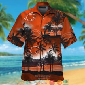 Chicago Bears Coconut Island Ocean Hawaiian Shirt