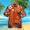 Chicago Bears Leaf Hibiscus Hawaiian Shirt
