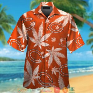 Chicago Bears Cannabis Hawaiian Shirt