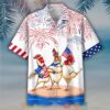 Chicken Firework Independence Day Is Coming Hawaiian Shirt