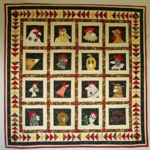 Chickens Quilt Cibmn
