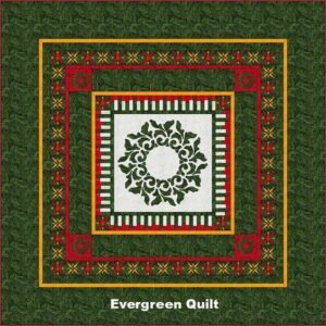 Christmas Quilt Cuswn