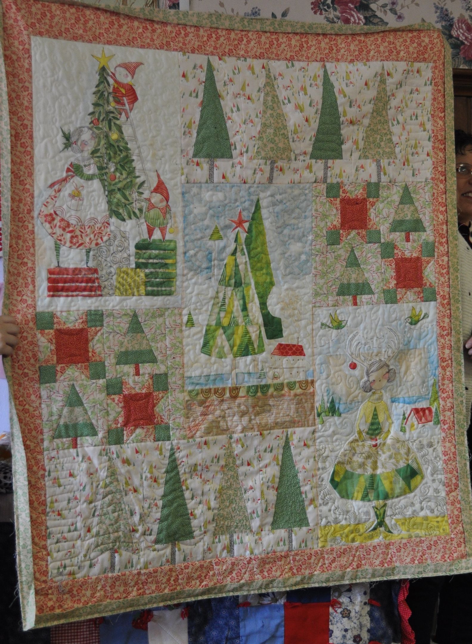 Christmas Quilt Tugvo Christmas Quilt Tugvo