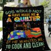 Christmas Quilter Sherpa Fleece Blanket Ykjf