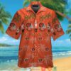 Cincinnati Bengals Coconut Pattern Orange Hawaiian Shirt