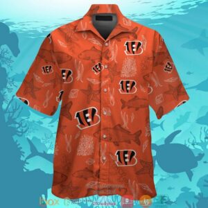 Cincinnati Bengals Fish Ocean Hawaiian Shirt
