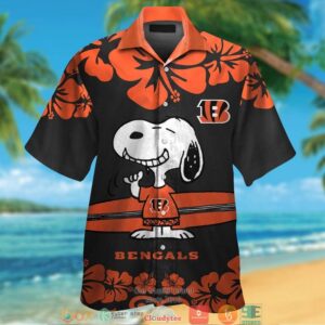 Cincinnati Bengals Snoopy Hawaiian Shirt