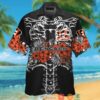 Cincinnati Bengals Backbone Hibiscus Hawaiian Shirt