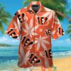 Cincinnati Bengals Cannabis Orange Hawaiian Shirt