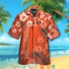 Cincinnati Bengals Leaf Hibiscus Orange Hawaiian Shirt