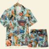 Classic Car Pinup Girl For Car Lovers Hawaiian Shirt