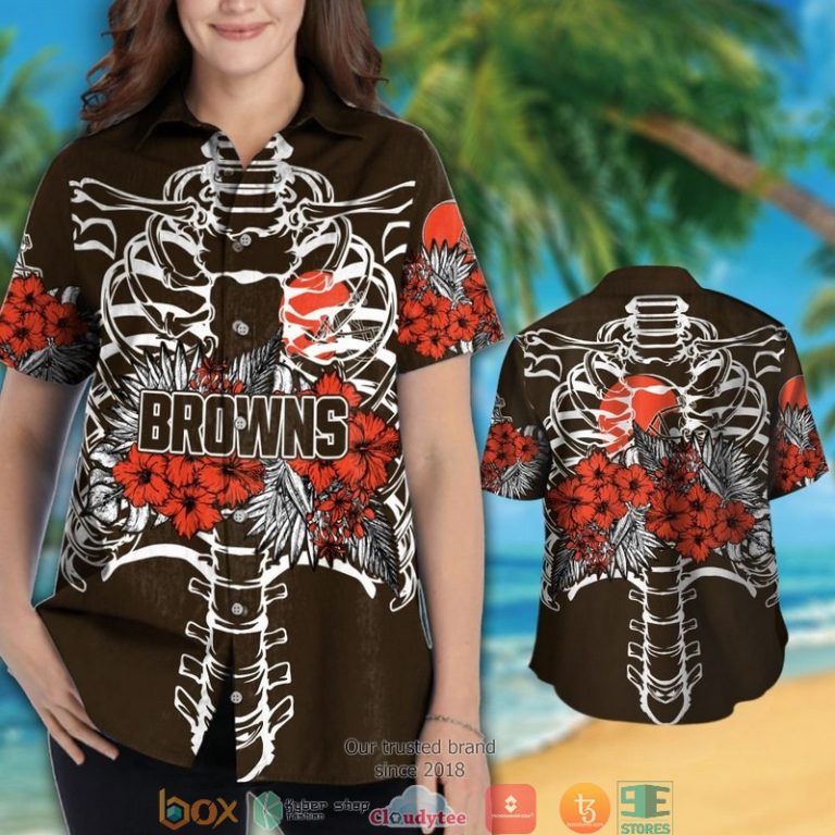 Cleveland_Browns_Blackbone_Hibiscus_Hawaiian_Shirt_short_1_2-768x768-1