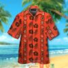 Cleveland Browns Hibiscus Leaf Square Pattern Hawaiian Shirt