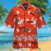 Cleveland Browns Hibiscus Pattern Orange Hawaiian Shirt