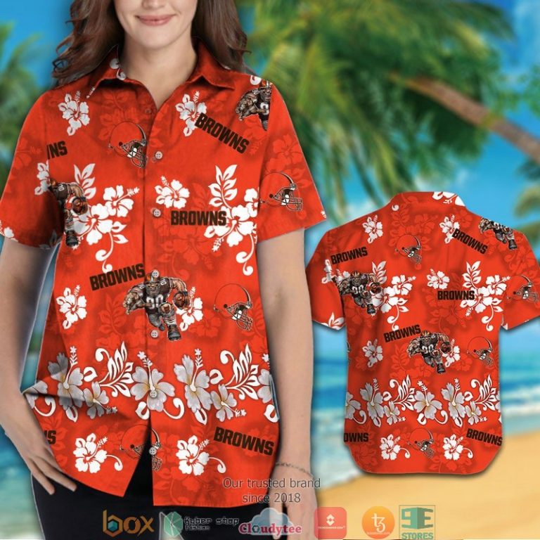 Cleveland_Browns_Hibiscus_Pattern_Orange_Hawaiian_Shirt_short_1_2-768x768-1