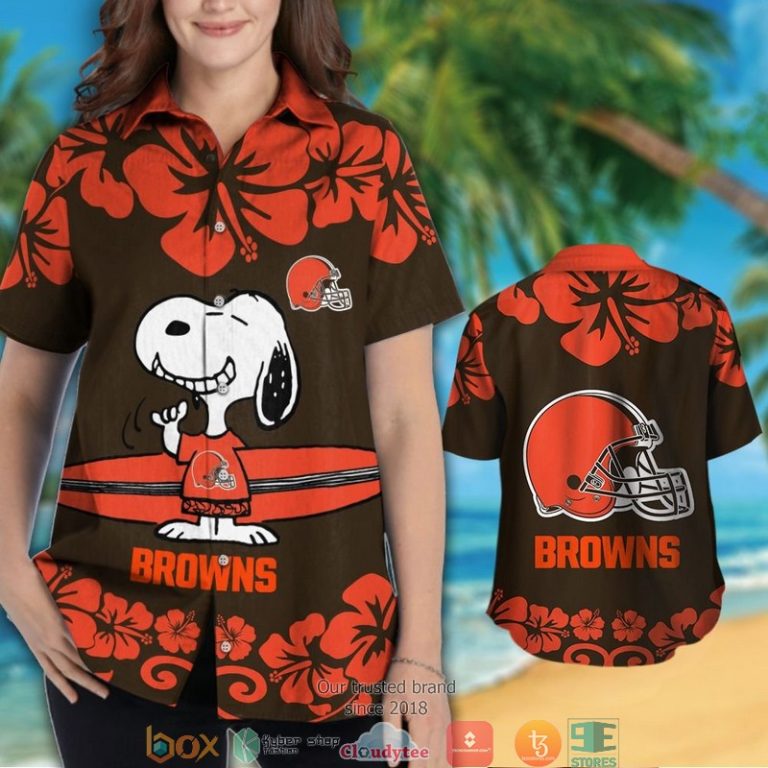 Cleveland_Browns_Snoopy_Hibiscus_Orange_Hawaiian_Shirt_short_1_2-768x768-1