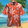 Cleveland Browns Cannabis Orange Hawaiian Shirt