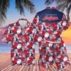 Cleveland Indians Mlb Hibiscus Hawaiian Shirt
