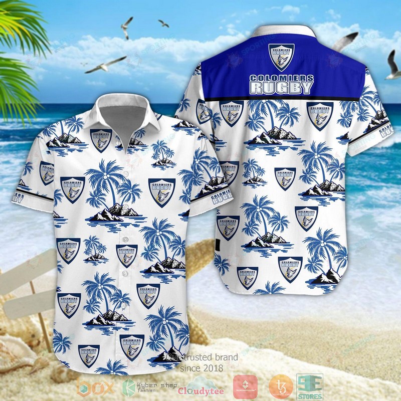 Colomiers Rugby Hawaiian Shirt Colomiers Rugby Hawaiian Shirt