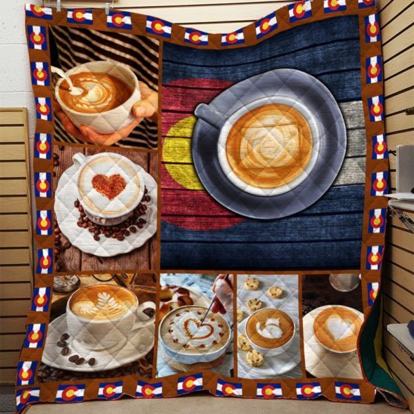 Colorado Capuchino Quilt Blanket-3D Quilt Blanket Hqt-Qvk00070 Colorado Capuchino Quilt Blanket-3D Quilt Blanket Hqt-Qvk00070
