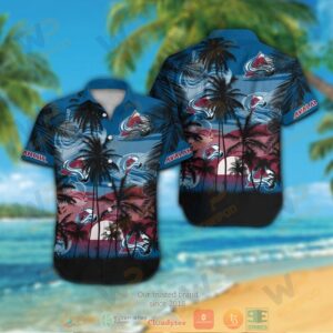 Colorado Avalanche Hawaiian Shirt And Shorts