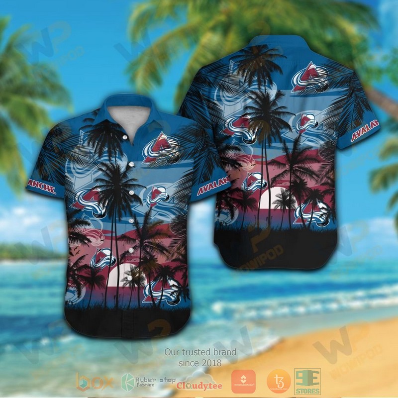 Colorado Avalanche Hawaiian Shirt And Shorts Colorado Avalanche Hawaiian Shirt And Shorts