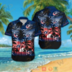 Columbus Blue Jackets Hawaiian Shirt And Shorts