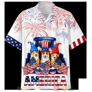 Corgi America Independence Is Coming Hawaiian Shirt