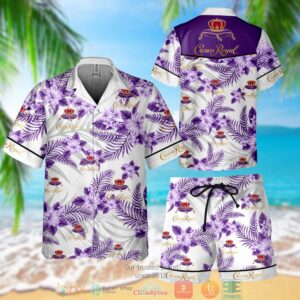 Crown Royal Purple Hawaiian Shirt