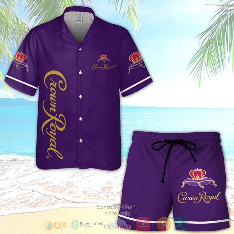 Crown Royal Purple Hawaiian Shirt Crown Royal Purple Hawaiian Shirt